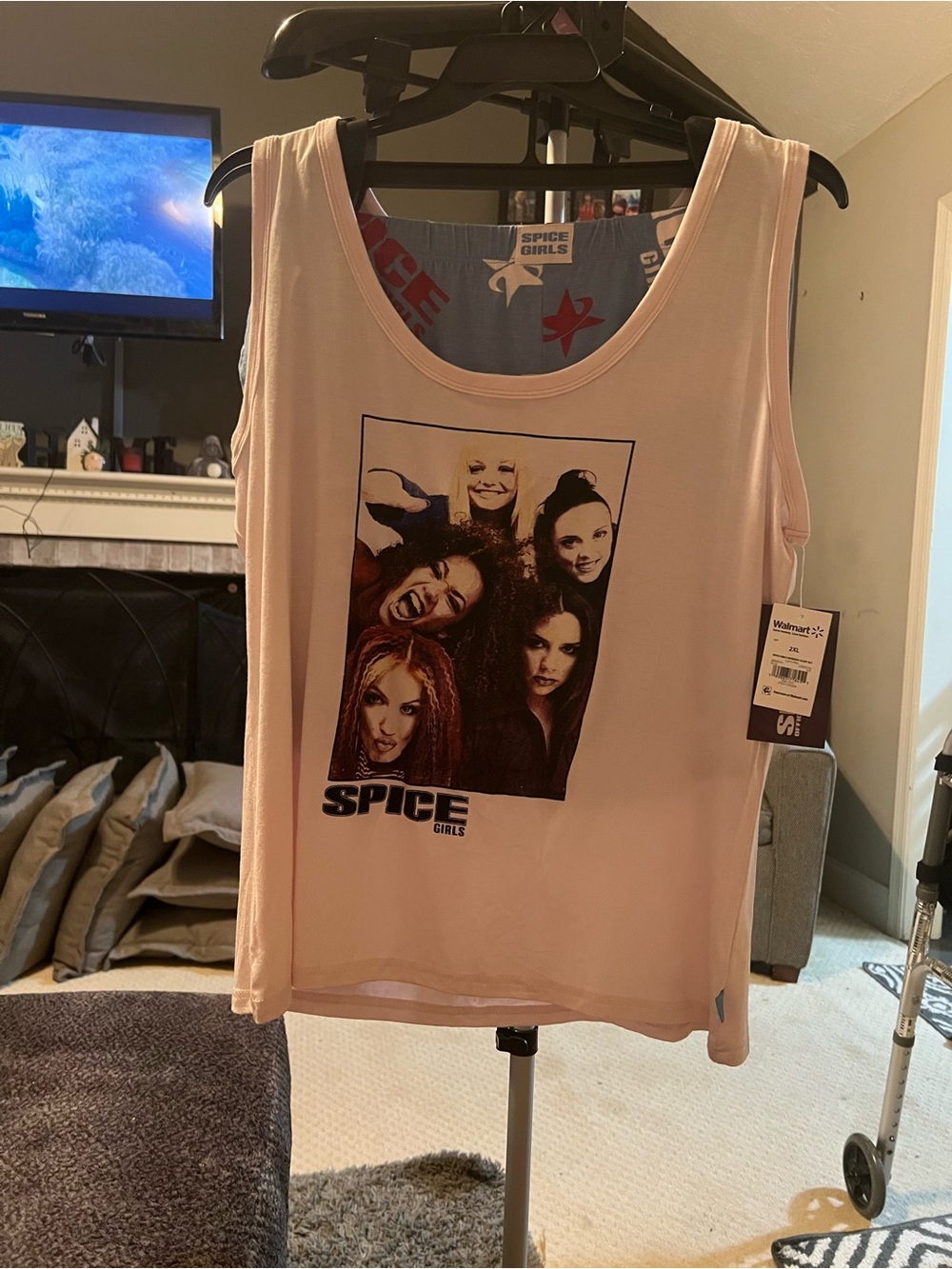 Spice Girls 2 Piece Pajama Set, Women’s Size 2X